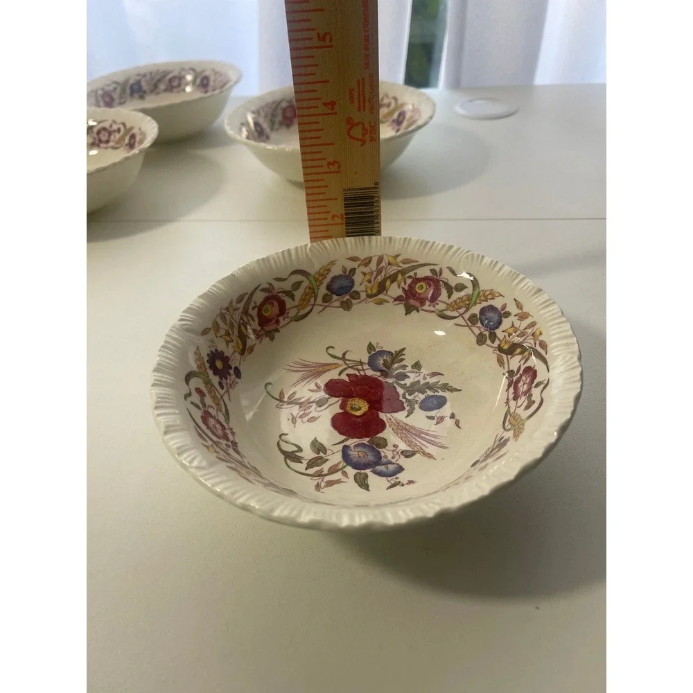10pc Wedgwood Cornflower Etruria England  6.5